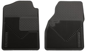 GMC Sierra Floor Mats - Front - Husky Liners - Heavy Duty - Black - `00-`06